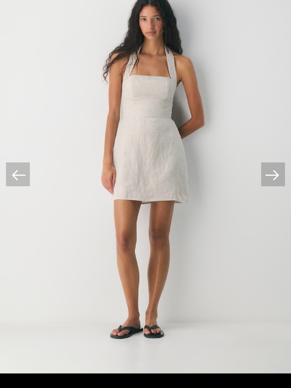 Wilfred Mint Green Halter Mini Dress - Picture 4 of 6